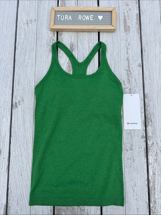 lululemon athletica Tops - Lululemon Ebb to Street Tank Top Chameleon Green Size 6 NWT